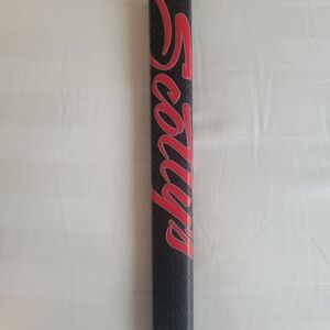 Scotty Cameron Black Putter Grip with Red Script